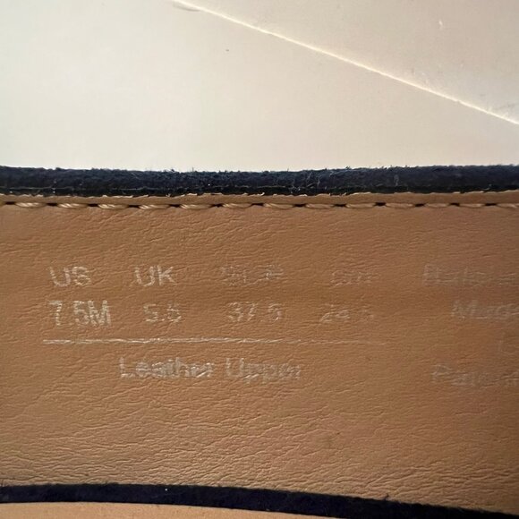 NEW Franco Sarto Real Suede Bow Back Pumps Shoes in Blue, Size 7.5 M - Picture 15 of 16